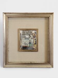 Orfeo Tamburi (1910-1994) – Interno con figura 1982